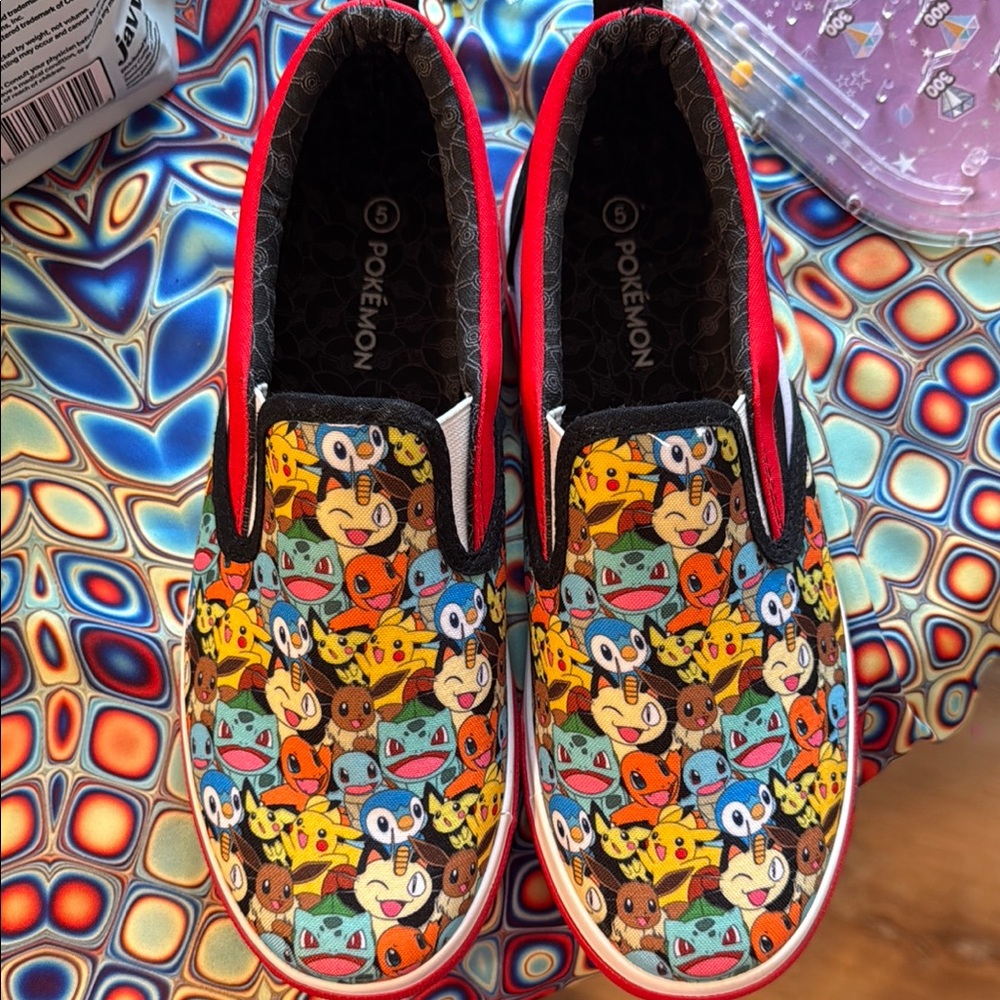 Pokémon Kids Sneakers - Colorful Character Design